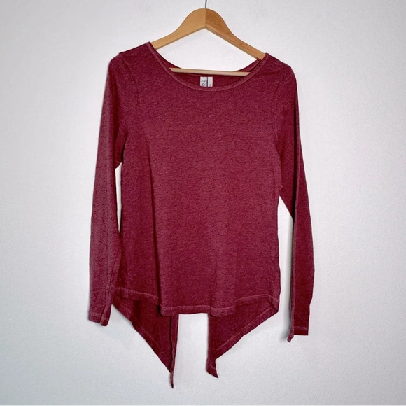 Zella L/S Open Back Tee - Picture 1 of 4